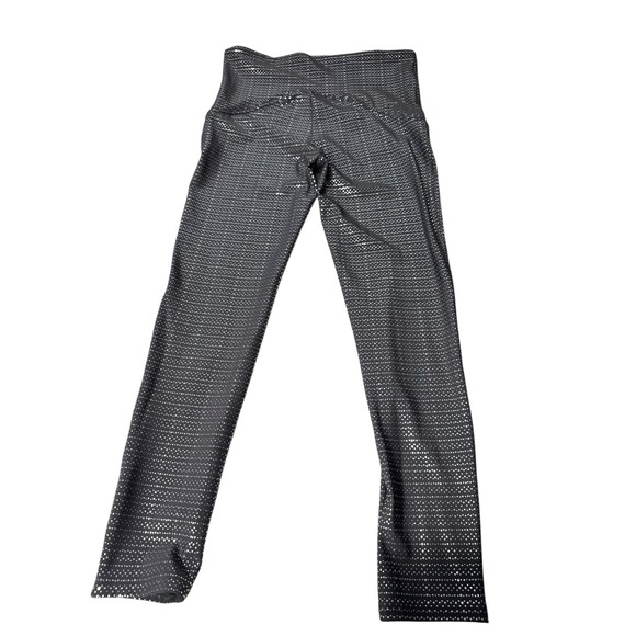 SPANX Metallic Dot Print Active 7/8 Workout Leggings Black/Multi Size Medium - Picture 2 of 6